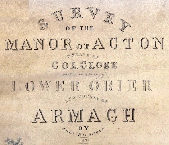 1831 Manor of Acton
